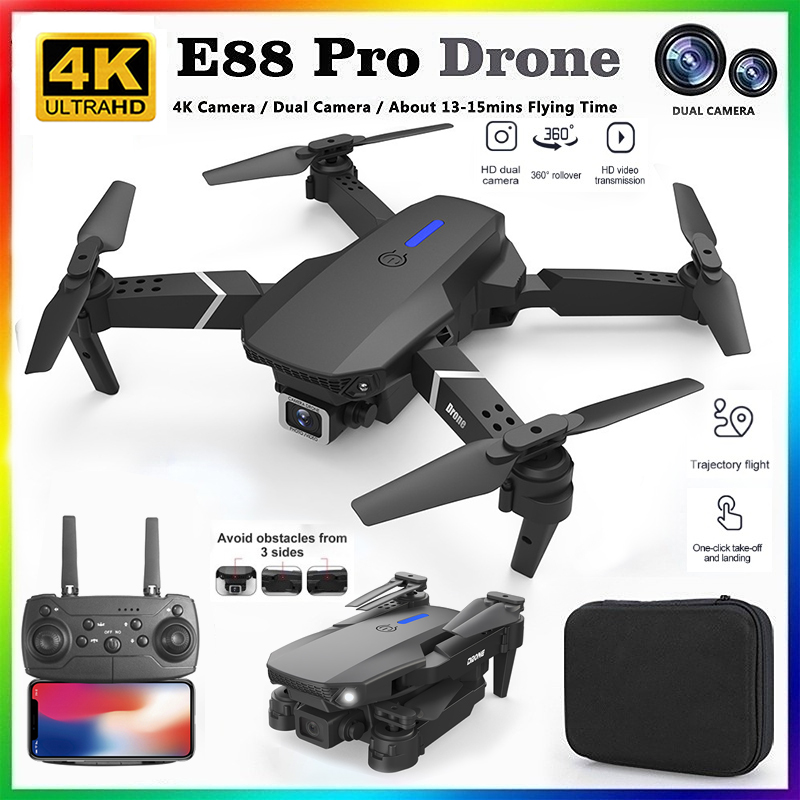 Drone Kit Professional - 2026 NOWY E88 Profesjonalny Dron RC