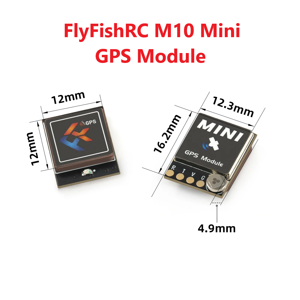 Drone Kit Long Range - FlyFishRC M10 Mini moduł GPS wbudowana