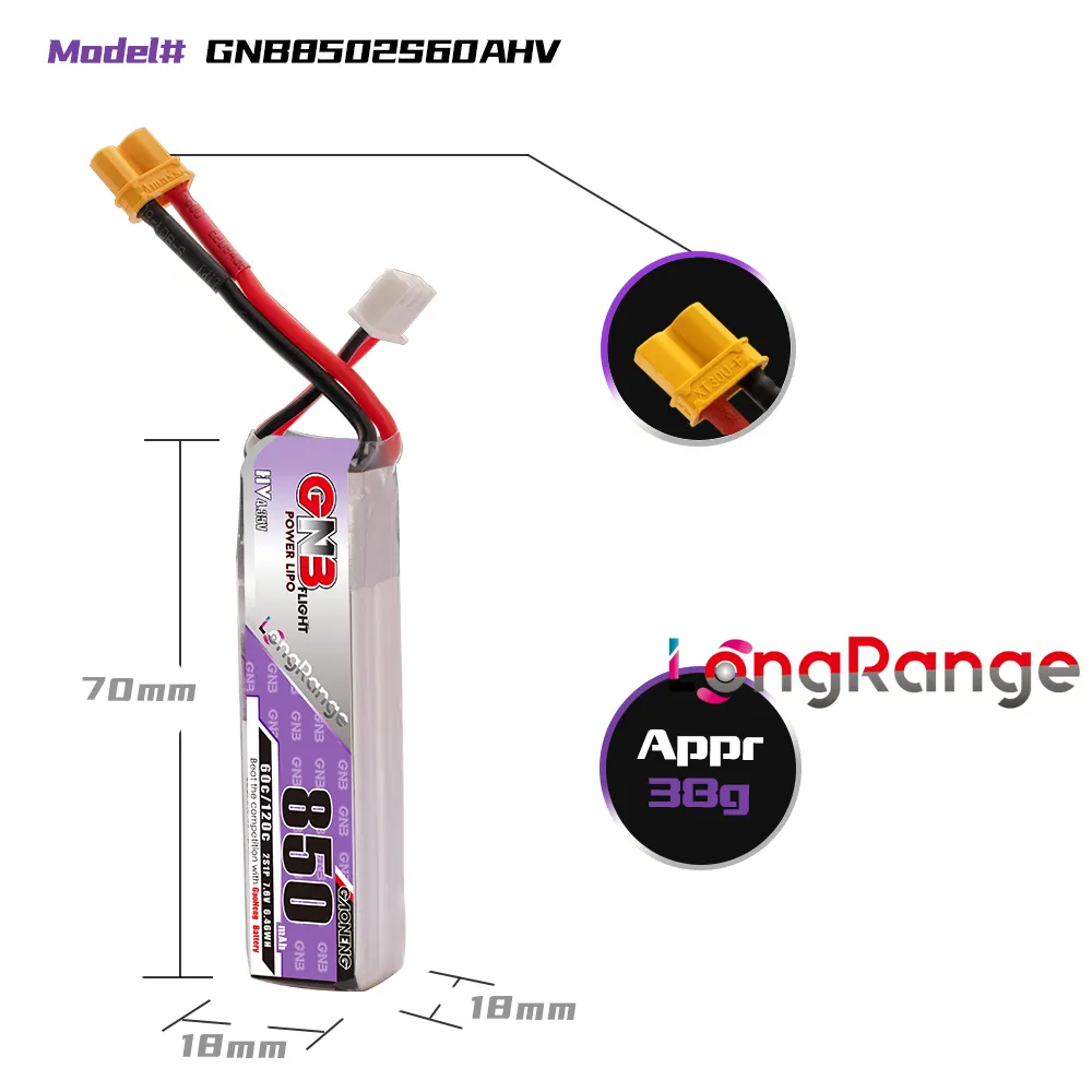 Akumulator LiPo GAONENG GNB 85 – Drone Kit Long Range recenzja i cena